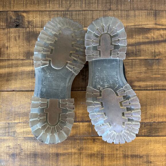 MARC JACOBS Womens Black Ghillie Brogues Leather Oxfords Shoes 39 - Picture 7 of 8